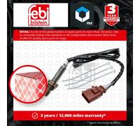 Lambda Sensor fits SEAT TOLEDO KG 1.6 13 to 15 CFNA Oxygen 03C906262AT 04E906262