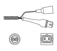 LAMBDA SENSOR FOR ALPINE AUDI CHRYSLER DELPHI ES11000-12B1