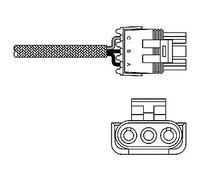 LAMBDA SENSOR FOR ALPINE CHEVROLET OPEL DELPHI ES10990-12B1