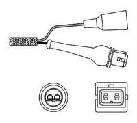 LAMBDA SENSOR FOR AUDI 100 200 C3 4000 80 DELPHI ES10240-12B1
