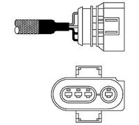 LAMBDA SENSOR FOR AUDI A3 A4 A6 DELPHI ES10403-12B1