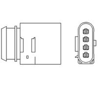 LAMBDA SENSOR FOR AUDI A3 TT TT ROADSTER MAGNETI MARELLI 466016355093
