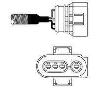 LAMBDA SENSOR FOR AUDI FORD SEAT DELPHI ES10568-12B1
