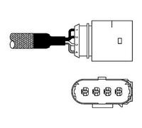 LAMBDA SENSOR FOR AUDI SEAT SKODA DELPHI ES10981-12B1