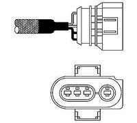 LAMBDA SENSOR FOR AUDI TOYOTA VW DELPHI ES10980-12B1