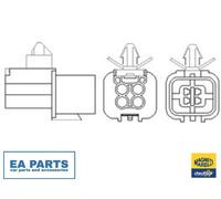 Lambda Sensor for CHEVROLET AVEO MAGNETI MARELLI 466016355127