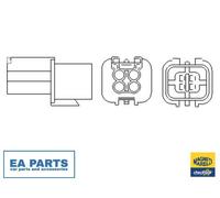 Lambda Sensor for CHEVROLET AVEO MAGNETI MARELLI 466016355159