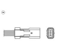 Lambda Sensor for CITROËN DS PEUGEOT:DS3,108,301,DS 3,C1 II 9673438580