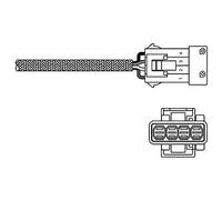 LAMBDA SENSOR FOR CITROËN MITSUBISHI PEUGEOT DELPHI ES20255-12B1