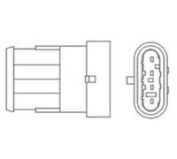 LAMBDA SENSOR FOR FIAT DOBLO PALIO MAGNETI MARELLI 466016355010