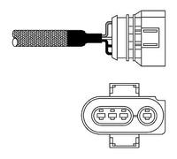 LAMBDA SENSOR FOR MAZDA SEAT VW DELPHI ES10967-12B1