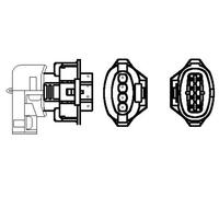 LAMBDA SENSOR FOR OPEL ASTRA J CORSA D CORSA E MAGNETI MARELLI 466016355162