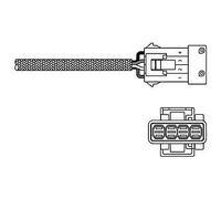 LAMBDA SENSOR FOR PEUGEOT 1007 106 206 206+ DELPHI ES20230-12B1
