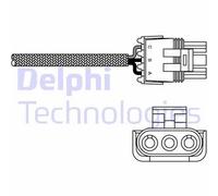 LAMBDA SENSOR FOR RENAULT CLIO EXPRESS LAGUNA MEGANE DELPHI ES10969-12B1