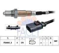 Lambda sensor Heated 10.8347 FACET for VW AUDI
