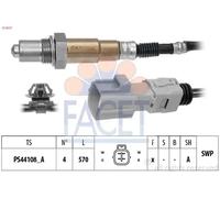 Lambda sensor Heated 10.8557 FACET for TOYOTA LEXUS