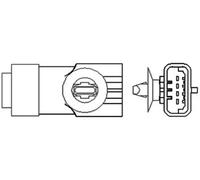 Lambda sensor Heated 466016355006 MAGNETI MARELLI for RENAULT TWINGO I KANGOO