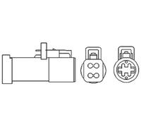 Lambda sensor Heated 466016355037 MAGNETI MARELLI for FORD MAZDA