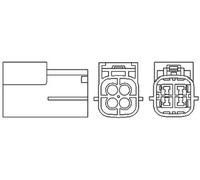 Fits MAGNETI MARELLI 466016355041 OXYGEN SENSOR ALMERA,MICRA,NOTE 02- UK Stock