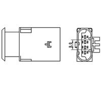 Magneti Marelli Lambda Sensor 466016355050 Heated for MINI Hatchback, Convertible