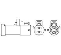 Lambda sensor Heated 466016355066 MAGNETI MARELLI for FORD FIESTA VI