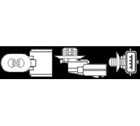 Lambda sensor Heated 466016355071 MAGNETI MARELLI for DACIA RENAULT