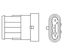 Magneti Marelli Lambda Sensor 466016355095 - Heated - for Fiat & Lancia