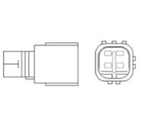 Lambda sensor Heated 466016355113 MAGNETI MARELLI for CITROËN PEUGEOT TOYOTA