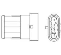 Magneti Marelli Lambda Sensor 466016355130 – Heated – for FIAT Marea, Bravo I, Brava, Cinquecento