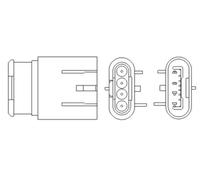 Magneti Marelli Lambda Sensor 466016355160 Heated - for Fiat, Alfa Romeo, Lancia