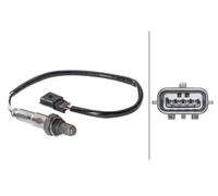 HELLA Lambda Sensor 6PA 358 103-041 - Heated Front 4-Pin Fits Dacia/Renault