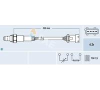 FAE Heated Lambda Sensor 77232 for Opel Saab Vauxhall Volvo
