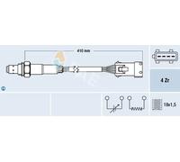 Lambda Sensor for CITROËN FIAT PEUGEOT FAE 77432