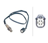 Lambda Sensor HELLA Fits FORD Fiesta VI 12-17 1778775