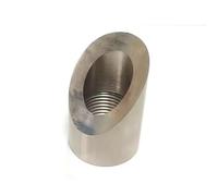 Lambda Sensor M18 X 1.5 45 Degree Diagonal Cut Nut Bung O2 Oxygen Sensor Plug Nut Oblique Nut