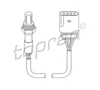 Lambda sensor Planar probe 111 611 TOPRAN for AUDI VW SKODA