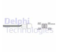 Delphi Lambda Sensor ES20211-12B1 Planar Probe for Hyundai, Kia