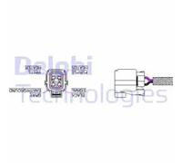 Lambda sensor Planar probe ES20215-12B1 DELPHI for HONDA CIVIC VII Hatchback