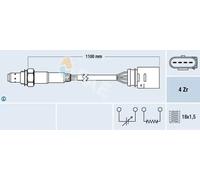 Lambda sensor Regulating Probe 77140 FAE for VW AUDI SKODA