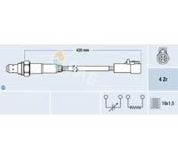 Lambda sensor Regulating Probe 77305 FAE for FORD USA FORD MAZDA