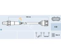 FAE 77373 Lambda sensor