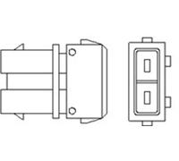 LAMBDA SENSOR FOR SEAT VW TOLEDO I 1L EZ ABN 1F ACC ABS ADZ AAM MAGNETI MARELLI