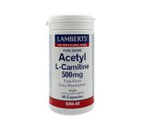 Lamberts Acetyl L-Carnitine 500mg 60 Capsules
