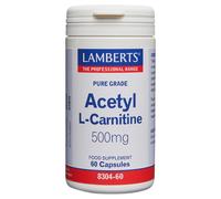 LAMBERTS Acetyl L-Carnitine - 60 x 500mg Capsules