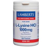 Lamberts - Amino Acids L-Lysine HCI 1000mg x 120 Capsules for Men and Women