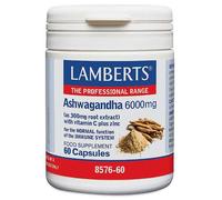 Lamberts Ashwagandha with Vitamin C Plus Zinc Complex 60 Capsules