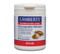 Lamberts Ashwagandha 6000mg - KSM-66 Full Spectrum Root Extract - Stress & Energy Support - 60 Vegan Capsules