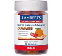 Lamberts Biome Balance Advanced Gummies - 5 Billion Live Bacteria - Gut & Immune Support - Berry Flavour - 30 Gummies