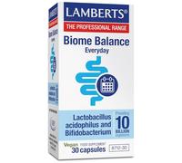 Lamberts Biome Balance Everyday - 10 Billion CFU - with Lactobacillus Acidophilus & Bifidobacterium Bifidum - 30 Capsules