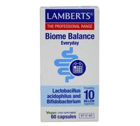 Lamberts Biome Balance Everyday - 10 Billion CFU - with Lactobacillus Acidophilus & Bifidobacterium Bifidum - 60 Capsules
